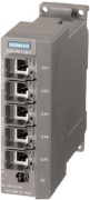 Scalance X005, Unmanaged IE Entry Level Switch, 5x 10/100 Mbit/s RJ45 ports, LED diagnostics, sv 24VDC, ProfiNet-compliant securing collars, -40..75°C