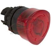 e-Stop Push-button Osmoz, head| ill. red D40 mushroom ^turn-to-release, ø22.5mm, IP66/69K IK05
