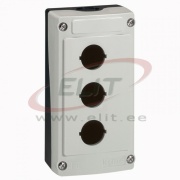 Control Box 3x ø22.5mm, 2x M16/20, IP66 IK07, Legrand, grau