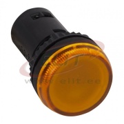 Pilot Light Osmoz, LED, ø22.5mm, 230VAC, IP66/69K IK05, yellow