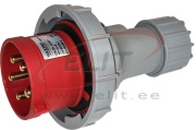 Industrial Plug, 3P+N+E 32A 415VAC, IP67, MaxPro, rot