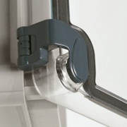 Hinges Plexo, for box up to 220Wx170H, 2stk/pck, Legrand, grau