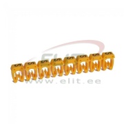 Marker CAB3, 1.5..2.5mm², S, strip 30pcs, yellow