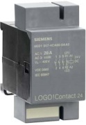 Logo! Contact 24 Switching Module, direct switching of resistive loads up to 20A, motors up to 4kW, 24VDC, 3NO, 1NC