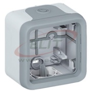 AP Dose Plexo, 1-fach, inkl. Membrandrüse, IP55 IK07, Legrand, grau