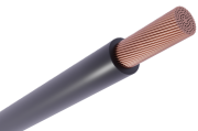 Wire H07V2-K, 1.5mm² 450/750V -40..90°C, 100m/pck, black