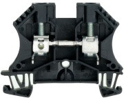 Durchgangs-Reihenklemme WDU 6 SW, 6mm² 41A 800V, schwarz