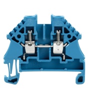 Durchgangs-Reihenklemme WDU 4N BL, 4mm² 32A 500V, Weidmüller, blau