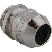 Cable Gland Syntec, M12x1.5, ø3..7mm| 1piece sealing insert, wrench 15mm, thread 5mm, -40..100°C, nickel-plated brass, TPE, NBR, PA6, inkl. O-ring, CE/UL/VDE, IP68, Agro