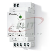 Light Dependent Relais 11.41., 4modes: 1..80lx/ 30..1000lx/ continuous light/ light off, 400..2000W 1CO 16A 250VAC, on/off delay 15/30s, cv 230VAC/DC, inkl. 011.03, W35mm, TS35, Finder