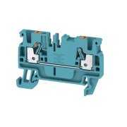 Durchgangs-Reihenklemme A2C 2.5 BL, 1 Stock, 2.5mm² 24A 800V, push-in, Weidmüller, blau