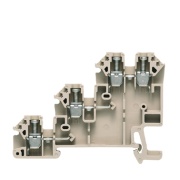 Initiator/Actuator Terminal DLI 2.5 DB, 3-tier, 2.5mm² 24A 250V, dunkelbeige