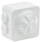 Electronic Fan Speed Controller AREC, 80..460W 0.25..2.5A 230VAC, switch ^minimum speed setting, surface/ flush mounting, IP44