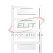 Device Marker CC 15/49 K MC NE WS, blank, 15x49mm, double-sided adhesive tape, Weidmüller, weiß