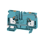 Feed-through Terminal A2C 6 BL, 1-tier, 6mm² 41A 800V, push-in, Weidmüller, blue