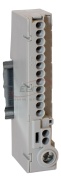 L-leiterklemme A14-S, 12x1.5/2.5mm² Plug-in, 2x2.5/4mm² Plug-in, 1x16/25mm² Schraubklemme| 3Nm, 80A 690V, Fingersicher, TS35, grau