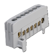 L-leiterklemme N7-F2, 7x16mm², 63A 690V, fingersicher, TS35, Z2, grau