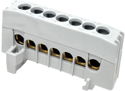 L-leiterklemme N7-F2, 7x16mm², 63A 690V, fingersicher, TS35, Z2, grau