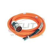 Power Cable 2090 Kinetix, SpeedTec DIN (motor end) » flying-lead (drive end), 8A 600V, 40m industrial TPE cable 4x16AWG D0.36-in., orange