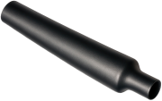 Heat Shrink Tubing H-5(3X)-F, 19/6mm, thin-wall, adhesive, crosslinked polyolefin -55..135°C, flame retardant VW-1, UV resistant, self-extinguishing, printable, L1.22m/pce, black
