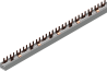 5240101 « Busbar G-3L-1000/10C, L1-L2-L3, 57M| 19x3, 10mm², fork, pitch 17.8mm, screw M5-M6, MaxPro