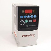 VF Drive PowerFlex4, 0.2kW 1.4A 240VAC, LED display, fixed digital keypad, Allen-Bradley