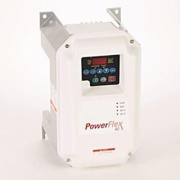 VF Drive PowerFlex40, 0.75kW 5A 1x240VAC, aux. 3A 30VDC/240VAC, integral keypad, LED, RS485, brake IGBT, EMC, Rahmen B, Allen-Bradley