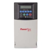 VF Drive PowerFlex400, 11kW 22A 3x480VAC, integral keypad, LED display, RS485, Rahmen C, Allen-Bradley