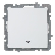 Switch Touran, mech.| intermediary, 10A 250VAC, flush mount, weiß