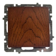 Switch Touran, mech.| 1way, 10A 250VAC, flush mount, cherry