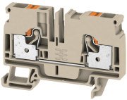 Feed-through Terminal A2C 10, 1-tier, 10mm² 57A 1000V, push-in clamp, beige