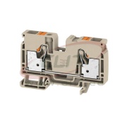 Feed-through Terminal A2C 10, 1-tier, 10mm² 57A 1000V, push-in, beige