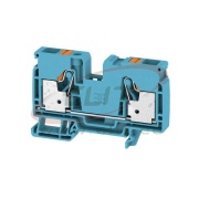 Feed-through Terminal A2C 10 BL, 1-tier, 10mm² 57A 1000V, push-in, Weidmüller, blue