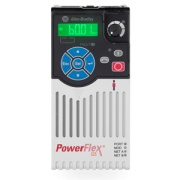 VFD PowerFlex525, 0.75kW 2.3A 3x480VAC, aux. 3A 30VDC/ 240VAC, integral keypad w. PM, LED, EtherNet IP, USB, RS485, frame A