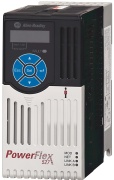 VF Drive PowerFlex527, 0.75kW 4.8A 1x240VAC, embedded dual-port EtherNet/IP, integrated safety, EMC, Rahmen A, Allen-Bradley