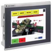 HMI Terminal PanelView 800, 10-in. color TFT LCD, touchscreen, RS232, RS422/RS485, sv 24VDC, IP65, NEMA4X/12/13, Allen-Bradley