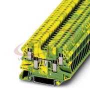 Ground Modular Terminal Block UT 2.5-QUATTRO-PE, 50stk/pck, Phoenix