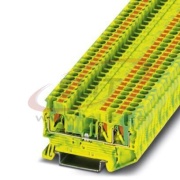 Ground Modular Terminal Block PT 2.5-TWIN-PE, 50pcs/pck, Phoenix