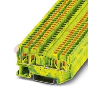 Ground Modular Terminal Block PT 2.5-QUATTRO-PE, 50stk/pck, Phoenix
