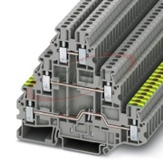 Ground Modular Terminal Block UT 2.5-PE/L/L, 50stk/pck, Phoenix