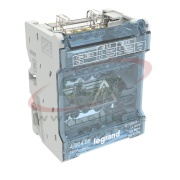 Distribution Block, 4P 100A 500V, 4x (1x 10..25/6..16mm²| 1x 6..16mm² 5x 1.5..10mm²), 4M, Legrand