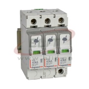 Surge Arrester, 3P FS, T2, Uc 320VAC, discharge current (8/20μs)| Imax 40kA ^In 20kA, 4..35mm², TNC
