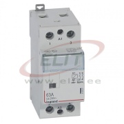 Installationsschütz CX³, 2NO 63A 250VAC, vc 230VAC, 2M, TS35, Legrand