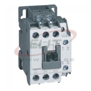 Contactor CTX³ 22, 4kW 9/25A 3x400VAC, aux. 1NO, 1NC 16A 240VAC, cv 110VAC, TS35, panel mount, Legrand