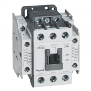 Contactor CTX³ 40, 15kW 32/50A 3x400VAC, aux. 2NO, 2NC 16A 240VAC, cv 24VAC, TS35, panel mount, Legrand