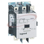 Contactor CTX³ 400, 147kW 265/300A 3x400VAC, aux. 2NO, 2NC 16A 240VAC, cv 100..240VAC/DC, panel mount