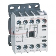 Mini Contactor CTXmini, 2.2kW 6/20A 3x400VAC, 1NC 10A 240VAC, cv 24VAC, TS35/ panel mount