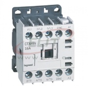 Mini Contactor CTXmini, 7.5kW 16/20A 3x400VAC, 1NC 10A 240VAC, cv 24VAC, TS35/ panel mount