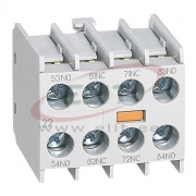 Auxiliary Contact Block CTXmini, 2NO, 2NC 10A 240VAC, frount mount, CTXmini
