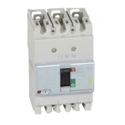 Moulded Case Circuit Breaker DPX³ 160, 25A 3x400VAC 16kA, therm. 0.8..1In ^magn. 10In, incl. screws/ cage clamps Al/Cu 70/95mm², panel mount